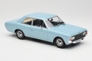 Opel Rekord C Gaiši Zils Minichamps 1:18 107047002 Metāls — attēls 4 no 6