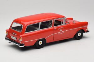 Opel Rekord P1 Caravan Feuerwehr Neuenkirchen Minichamps 1:18 180043291 Metāls — attēls 3 no 8