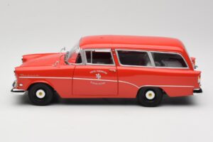 Opel Rekord P1 Caravan Feuerwehr Neuenkirchen Minichamps 1:18 180043291 Metāls — attēls 4 no 8