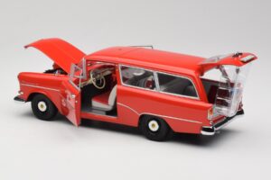 Opel Rekord P1 Caravan Feuerwehr Neuenkirchen Minichamps 1:18 180043291 Metāls — attēls 5 no 8