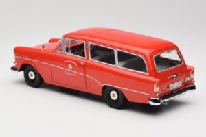 Opel Rekord P1 Caravan Feuerwehr Neuenkirchen Minichamps 1:18 180043291 Metāls — attēls 7 no 8