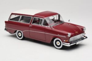Opel Rekord P1 Caravan Sarkans Minichamps 1:18 180043211 Metāls — attēls 6 no 8