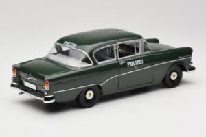 Opel Rekord P1 Polizei Minichamps 1:18 180043290 Metāls — attēls 3 no 8