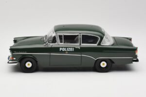 Opel Rekord P1 Polizei Minichamps 1:18 180043290 Metāls — attēls 4 no 8