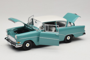 Opel Rekord P1 Tirkīzzils Minichamps 1:18 180043200 Metāls — attēls 2 no 8
