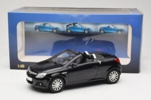 Opel Tigra TwinTop B Melns Norev 1:18 183600 Metāls — attēls 8 no 8