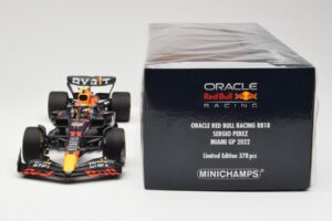 Oracle Red Bull Racing RB18 #11 S. Perez Miami GP 2022 Minichamps 1:18 110220511 Metāls — attēls 6 no 6