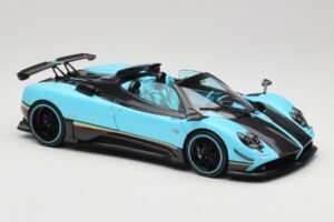 Pagani Zonda Uno Carbon Gaiši Zils Almost Real 1:18 850630001 Metāls — attēls 6 no 8