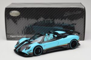 Pagani Zonda Uno Carbon Gaiši Zils Almost Real 1:18 850630001 Metāls — attēls 8 no 8