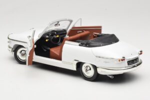 Panhard PL17 Kabriolets Balts Solido 1:18 8174 Metāls — attēls 5 no 8