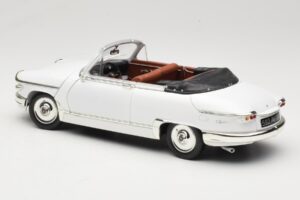 Panhard PL17 Kabriolets Balts Solido 1:18 8174 Metāls — attēls 7 no 8