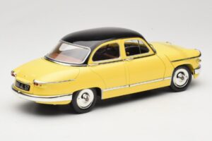 Panhard PL17 Dzeltens Solido 1:18 8173 Metāls — attēls 3 no 8