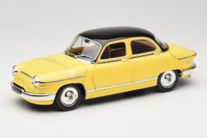 Panhard PL17 Dzeltens Solido 1:18 8173 Metāls