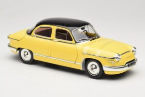 Panhard PL17 Dzeltens Solido 1:18 8173 Metāls — attēls 6 no 8