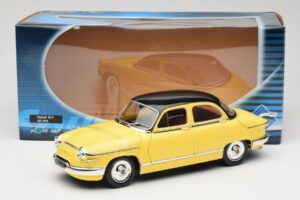 Panhard PL17 Dzeltens Solido 1:18 8173 Metāls — attēls 8 no 8