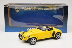 Panoz AIV Roadster Dzeltens AUTOart 1:18 78213 Metāls — attēls 8 no 8