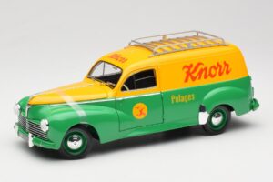 Peugeot 203 Break Tole Knorr Solido 1:18 8426 Metāls