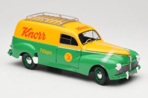 Peugeot 203 Break Tole Knorr Solido 1:18 8426 Metāls — attēls 6 no 8