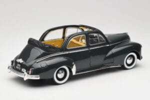 Peugeot 203 Kabriolets Melns Solido 1:18 8156 Metāls — attēls 3 no 8