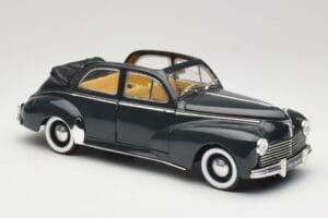 Peugeot 203 Kabriolets Melns Solido 1:18 8156 Metāls — attēls 6 no 8