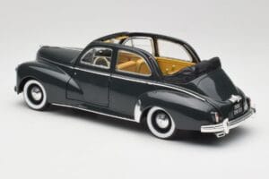 Peugeot 203 Kabriolets Melns Solido 1:18 8156 Metāls — attēls 7 no 8