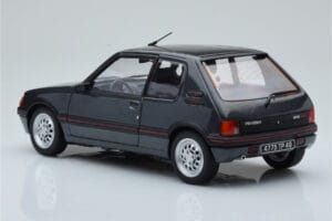 Peugeot 205 GTi 1.6 Graphite Pelēks Norev 1:18 184845 Metāls — attēls 7 no 8
