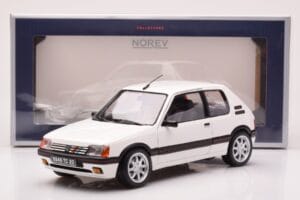 Peugeot 205 GTi 1.9 Meije Balts Norev 1:18 184842 Metāls — attēls 8 no 8