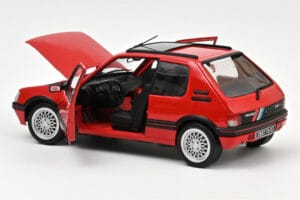Peugeot 205 GTi 1.9 PTS Deco Vallelunga Sarkans Norev 1:18 184846 Metāls — attēls 2 no 3