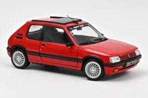 Peugeot 205 GTi 1.9 PTS Deco Vallelunga Sarkans Norev 1:18 184846 Metāls