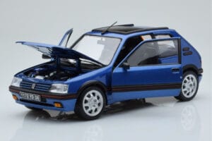 Peugeot 205 GTi 1.9 Ar Jumta Logu Miami Zils Norev 1:18 184844 Metāls — attēls 2 no 8