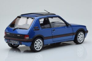 Peugeot 205 GTi 1.9 Ar Jumta Logu Miami Zils Norev 1:18 184844 Metāls — attēls 3 no 8