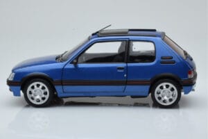 Peugeot 205 GTi 1.9 Ar Jumta Logu Miami Zils Norev 1:18 184844 Metāls — attēls 4 no 8