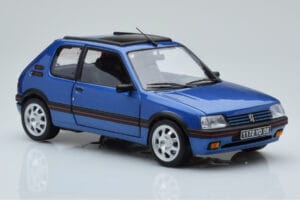 Peugeot 205 GTi 1.9 Ar Jumta Logu Miami Zils Norev 1:18 184844 Metāls — attēls 6 no 8