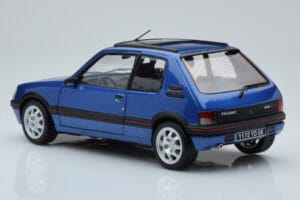 Peugeot 205 GTi 1.9 Ar Jumta Logu Miami Zils Norev 1:18 184844 Metāls — attēls 7 no 8