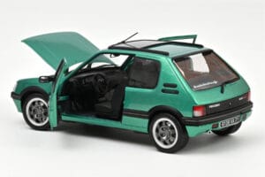 Peugeot 205 GTi Griffe Ar Jumta Logu Zaļš Norev 1:18 184847 Metāls — attēls 2 no 3