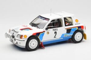 Peugeot 205 T16 #2 A. Vatanen / T. Harryman Rally Monte Carlo 1985 Norev 1:18 184864 Metāls
