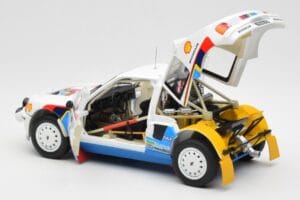 Peugeot 205 T16 #2 A. Vatanen / T. Harryman Rally Monte Carlo 1985 Norev 1:18 184864 Metāls — attēls 5 no 8