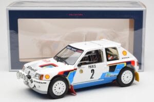 Peugeot 205 T16 #2 A. Vatanen / T. Harryman Rally Monte Carlo 1985 Norev 1:18 184864 Metāls — attēls 8 no 8