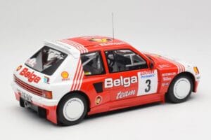 Peugeot 205 T16 #3 B. Darniche / A. Mahe Rally Ypres 1985 IXO 1:18 18RMC135 Metāls — attēls 2 no 6
