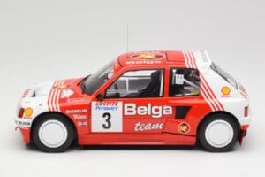 Peugeot 205 T16 #3 B. Darniche / A. Mahe Rally Ypres 1985 IXO 1:18 18RMC135 Metāls — attēls 3 no 6