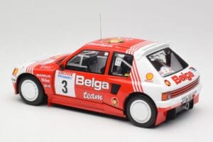 Peugeot 205 T16 #3 B. Darniche / A. Mahe Rally Ypres 1985 IXO 1:18 18RMC135 Metāls — attēls 5 no 6