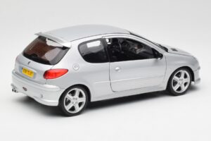 Peugeot 206 RC Aluminium Sudrabs Norev 1:18 184726 Metāls — attēls 3 no 8