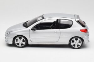 Peugeot 206 RC Aluminium Sudrabs Norev 1:18 184726 Metāls — attēls 4 no 8