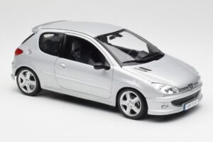 Peugeot 206 RC Aluminium Sudrabs Norev 1:18 184726 Metāls — attēls 6 no 8