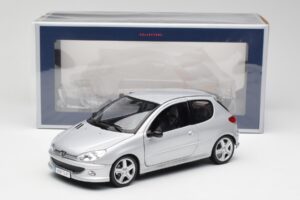 Peugeot 206 RC Aluminium Sudrabs Norev 1:18 184726 Metāls — attēls 8 no 8