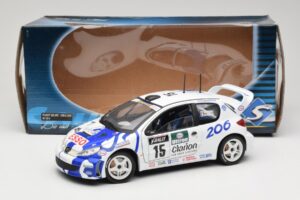 Peugeot 206 WRC #15 G. Panizzi / H. Panizzi WRC 1999 Solido 1:18 9016 Metāls — attēls 8 no 8