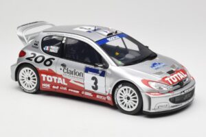 Peugeot 206 WRC #3 G. Panizzi / H. Panizzi Rally Tour de Corse 2002 Otto 1:18 OT1085 Sveķi — attēls 4 no 6