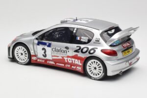 Peugeot 206 WRC #3 G. Panizzi / H. Panizzi Rally Tour de Corse 2002 Otto 1:18 OT1085 Sveķi — attēls 5 no 6