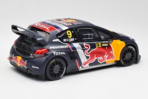 Peugeot 208 WRX #9 S. Loeb World RX of Belgium 2018 Otto 1:18 OT455 Sveķi — attēls 2 no 6