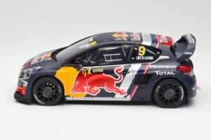 Peugeot 208 WRX #9 S. Loeb World RX of Belgium 2018 Otto 1:18 OT455 Sveķi — attēls 3 no 6